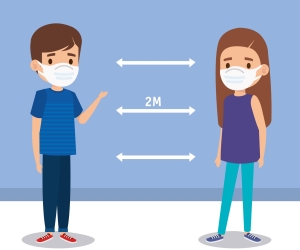 Mantener distancia social Mantener distancia social