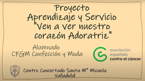 Proyecto de Aprendizaje y Servicio- CFGM Confección #4deFebrero #DíaMundialContraElCáncer (04/02/2022)